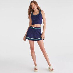 Aeropostale Blue and Green Skirt Set